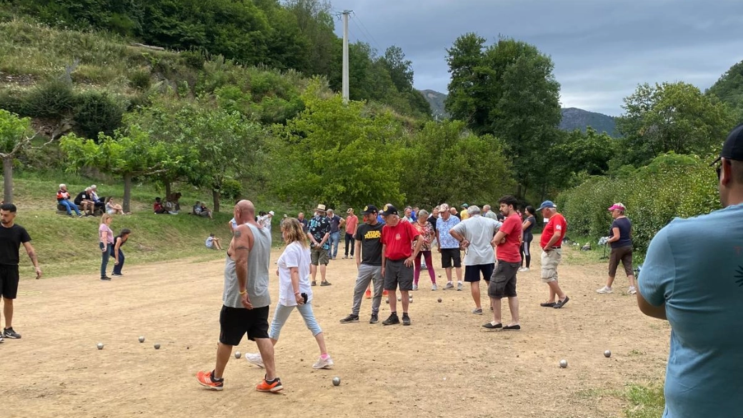 Concours de pétanque de Lamanère